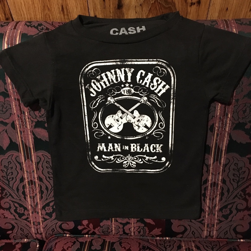 Johnny Cash Man In Black Boys Tee